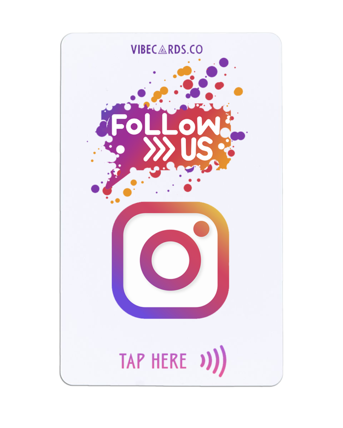 Instagram Follow Us Card