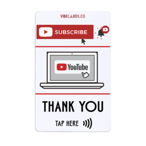Youtube Subscribe Card - Buy 1 Get 1 Free (total 2 cards